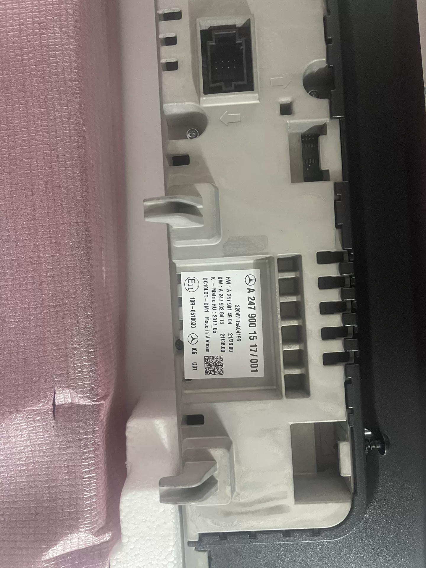 Display do Cluster de Instrumentos OEM Mercedes, Novo e Não Usado, Modelo A 247 900 15
