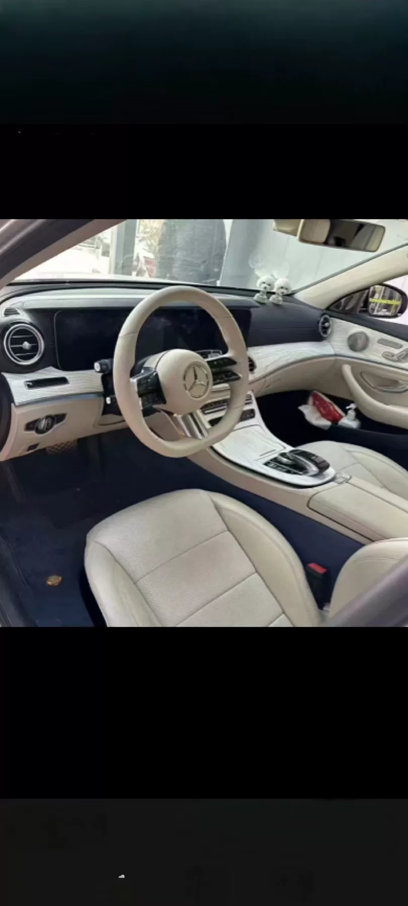 Mercedes-Benz E Coupe Sycamore and Poplar Wood Interior Six-Piece Set Wooden Modification Accessories—Only Accepting Parts for Processing