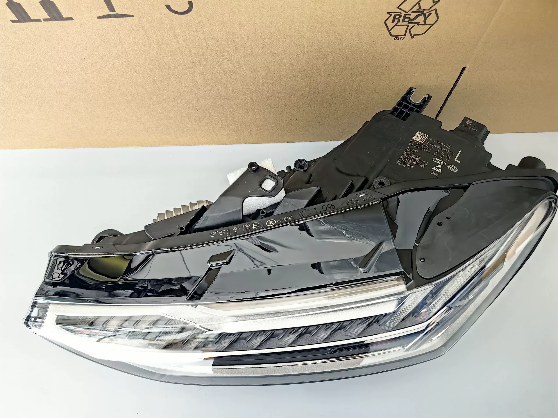 Audi A7L OEM LED Matrix Headlight Assembly Upgraded OEM Headlights for A7L Low-to-High Trim