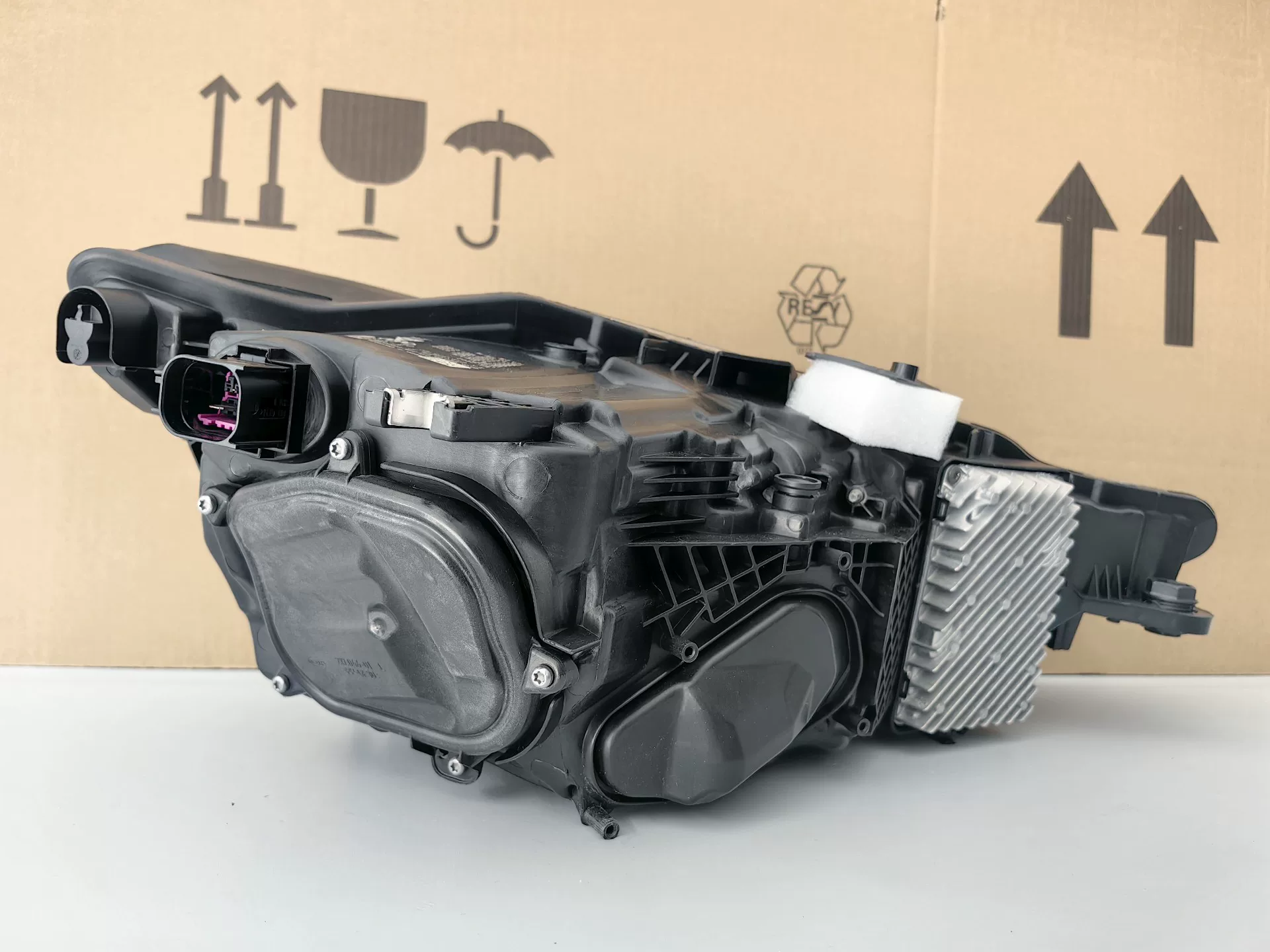 Audi A7L OEM LED Matrix Headlight Assembly Upgraded OEM Headlights for A7L Low-to-High Trim