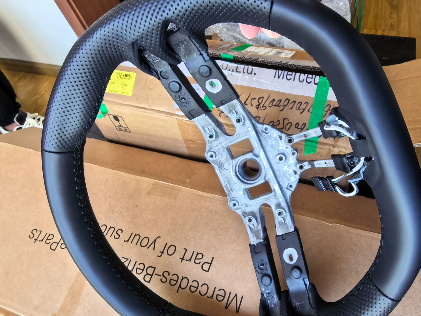Mercedes G63 AMG Dragonfly Steering Wheel Hub 2025 OEM Genuine Bare Steering Wheel Hub No Flaws, Brand New
