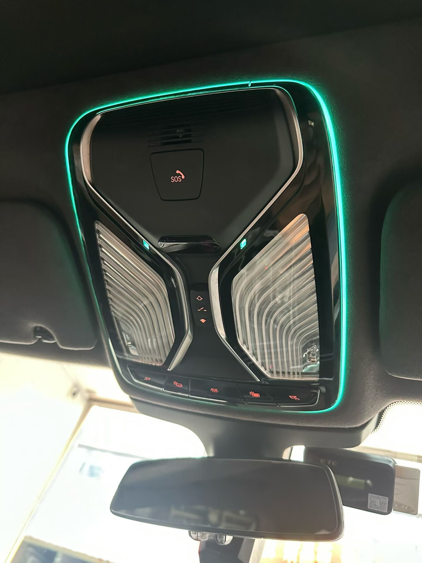 BMW G-Series Interior Reading Ambient Lights for X5 X6 X7 X8 LIN Bus Controlled RGB LED Footwell Lighting Plug & Play No Coding Required