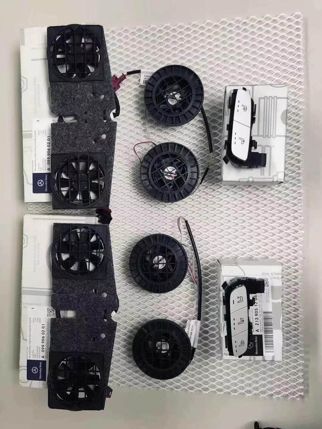 Mercedes-Benz OEM Seat Ventilation Kit for C-Class, E-Class, S-Class, GLC, GLE, EQC