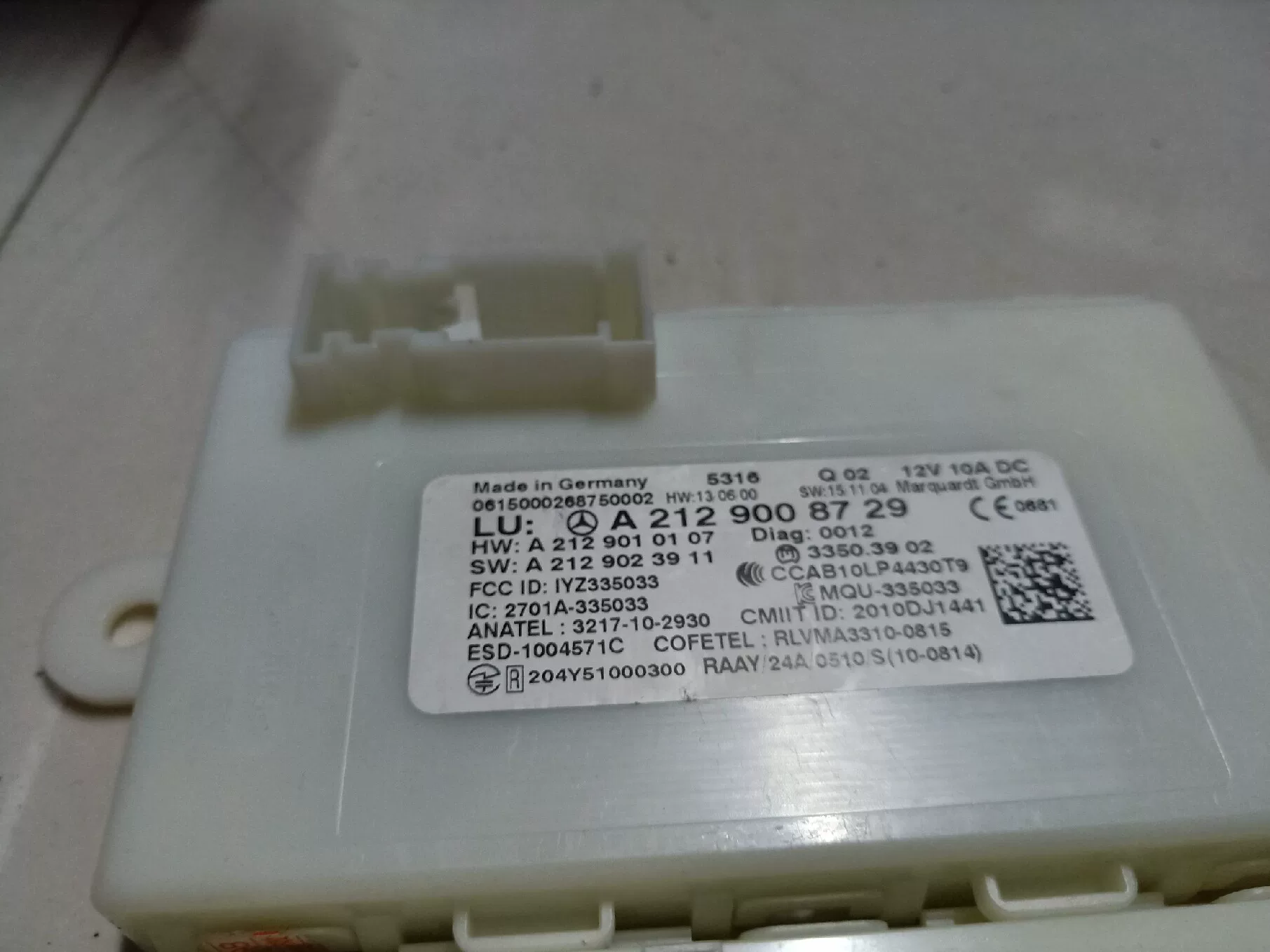 Mercedes-Benz Keyless Go Module (KG Module) for W205 W253 W217 W222 W213 W238 W292 W166 W117 W231 W190 W212 W176 W156 W207 W218