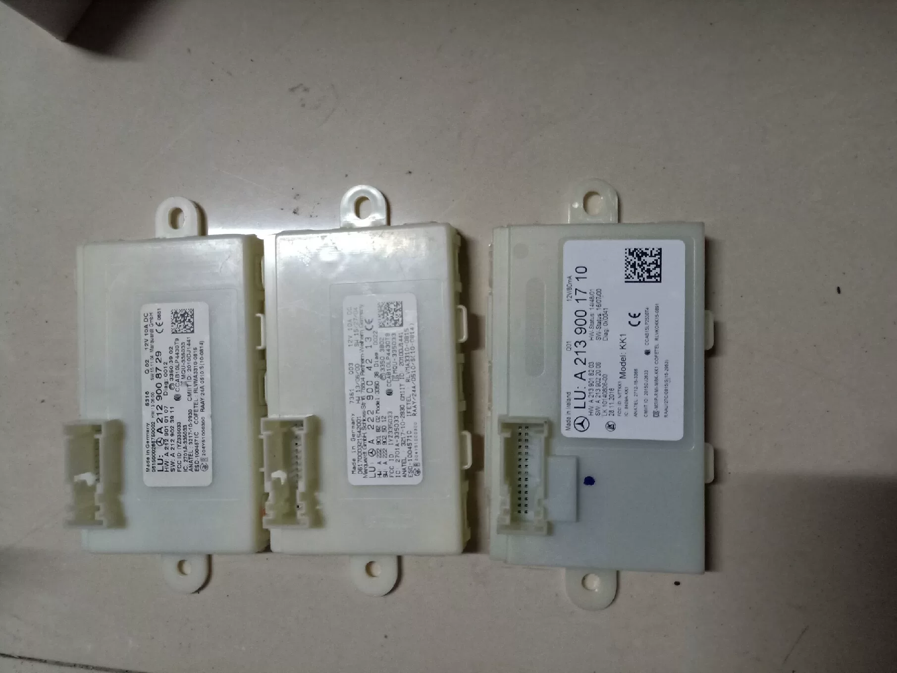 Mercedes-Benz Keyless Go Module (KG Module) for W205 W253 W217 W222 W213 W238 W292 W166 W117 W231 W190 W212 W176 W156 W207 W218