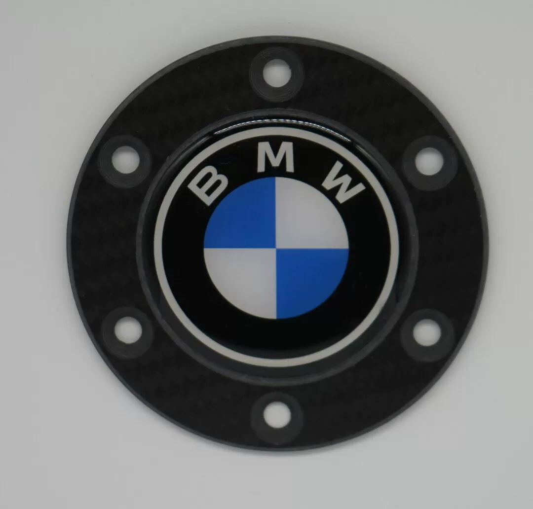 Steering Wheel Horn Button Cover for Sim Racing Wheels - Ferrari, BMW, Porsche, McLaren, Mercedes, Lamborghini Logos