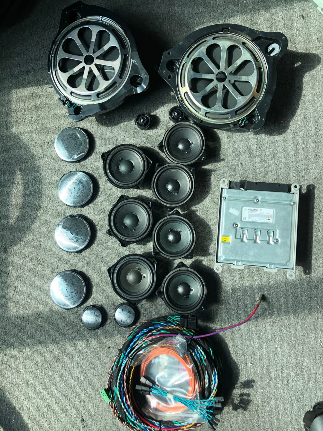 Mercedes-Benz Burmester Audio System for C-Class, E-Class, S-Class, GLC, CLS, GLE, GLS (Full Factory-Installed Sound System)