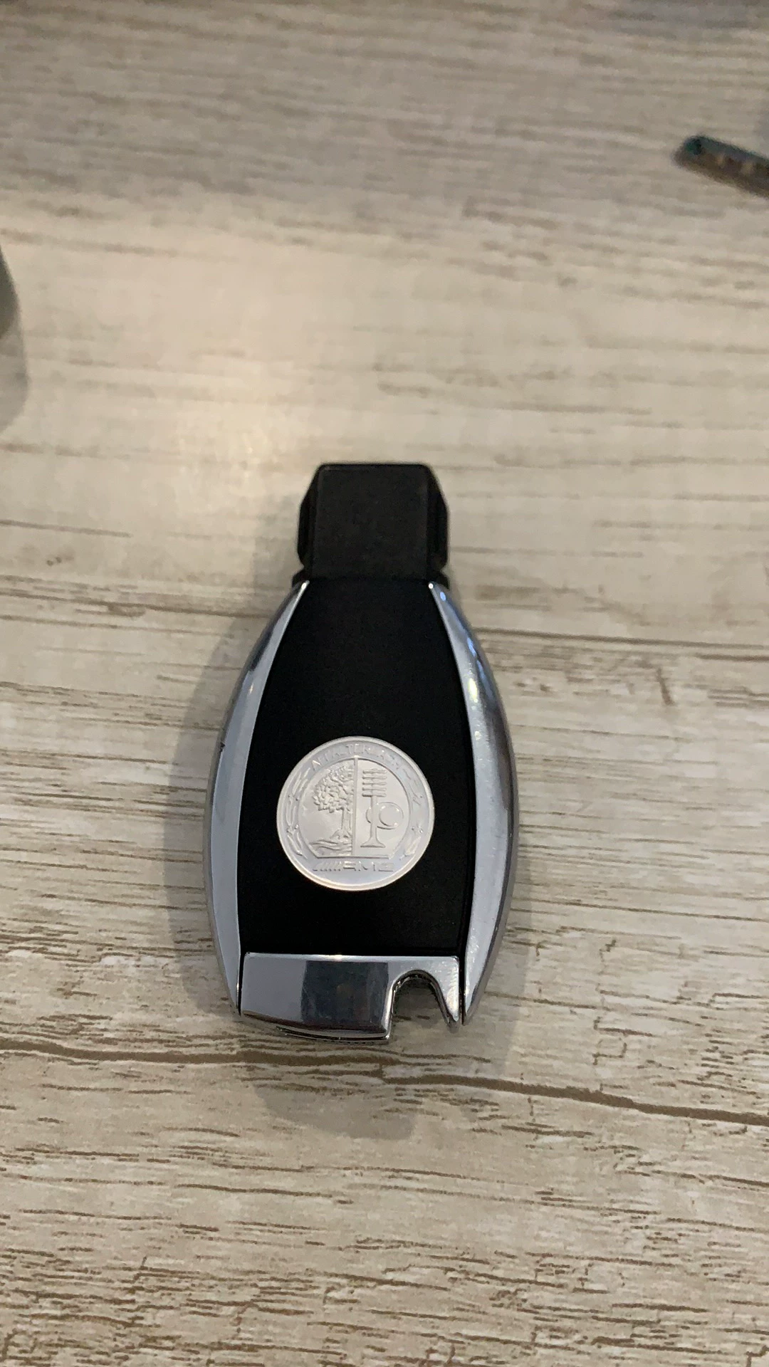 Mercedes-AMG Sterling Silver Rear Cover Compatible with Original Key Not the Key Body Itself