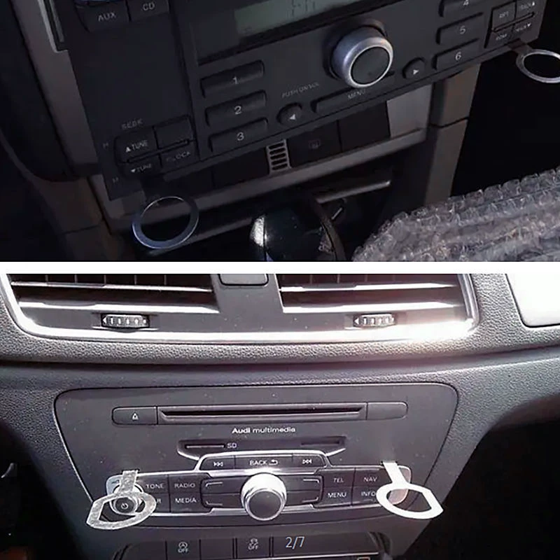 Kit de Ferramentas Universal para Remoção de Estéreo de Carro para Instalação de Unidade Principal de CD e DVD em VW, Ford, Audi, Mercedes-Benz