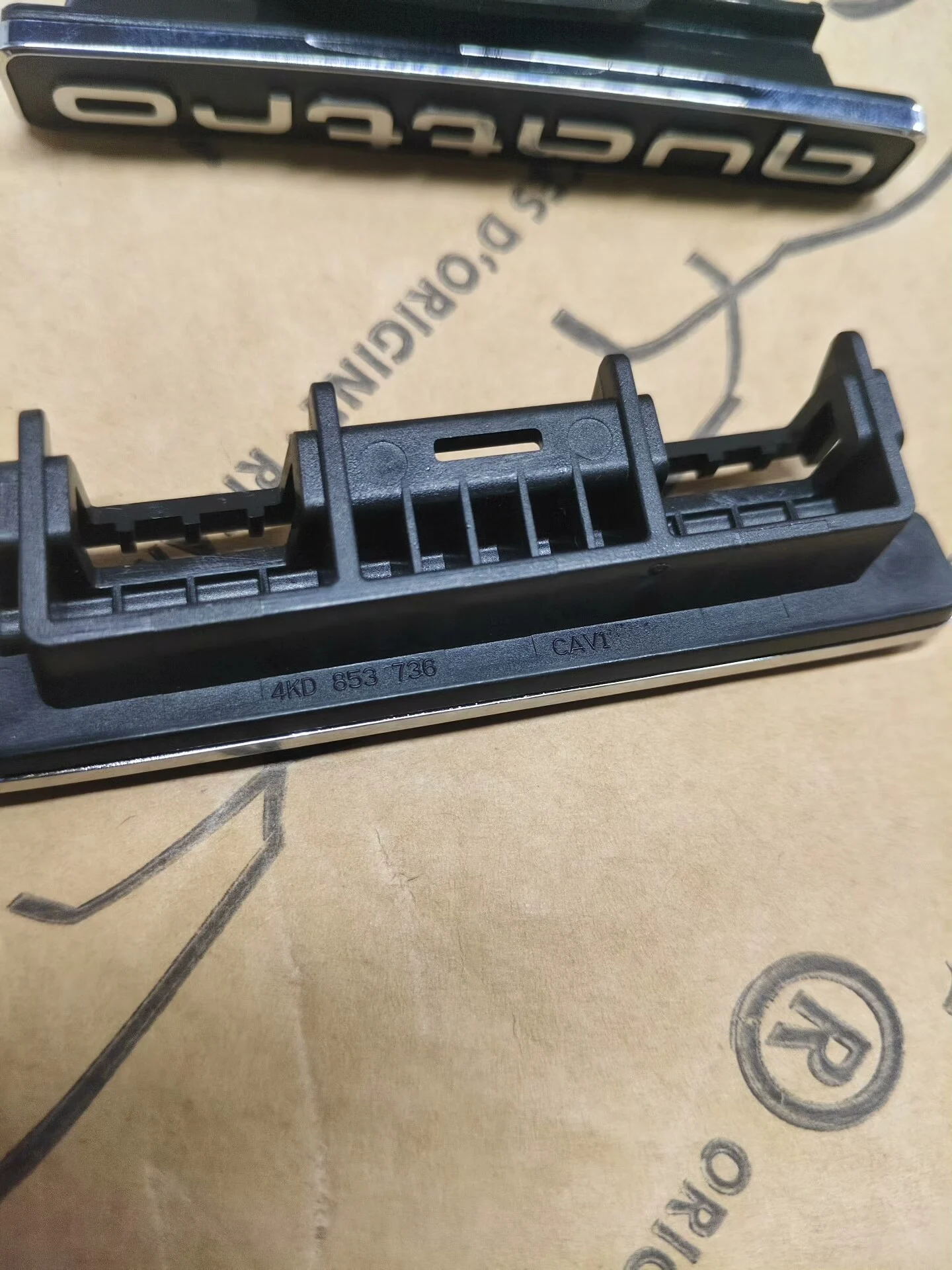 Audi A6 Quattro Badge Kit (Front Grille, Trunk) for 2019–2025 A6 Sedan