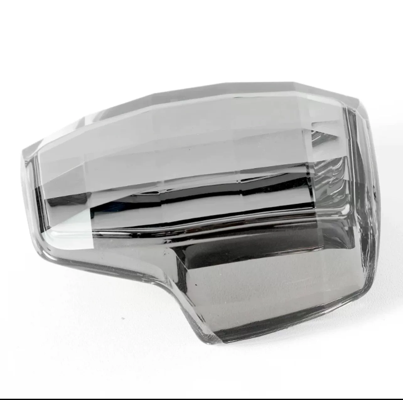 Cubierta de palanca de cambios de madera maciza para Audi A4, A5, A6, A7, Q5, Q7: madera de cenizos, abedul ágata, abedul negro, fibra de carbono cristalina.
