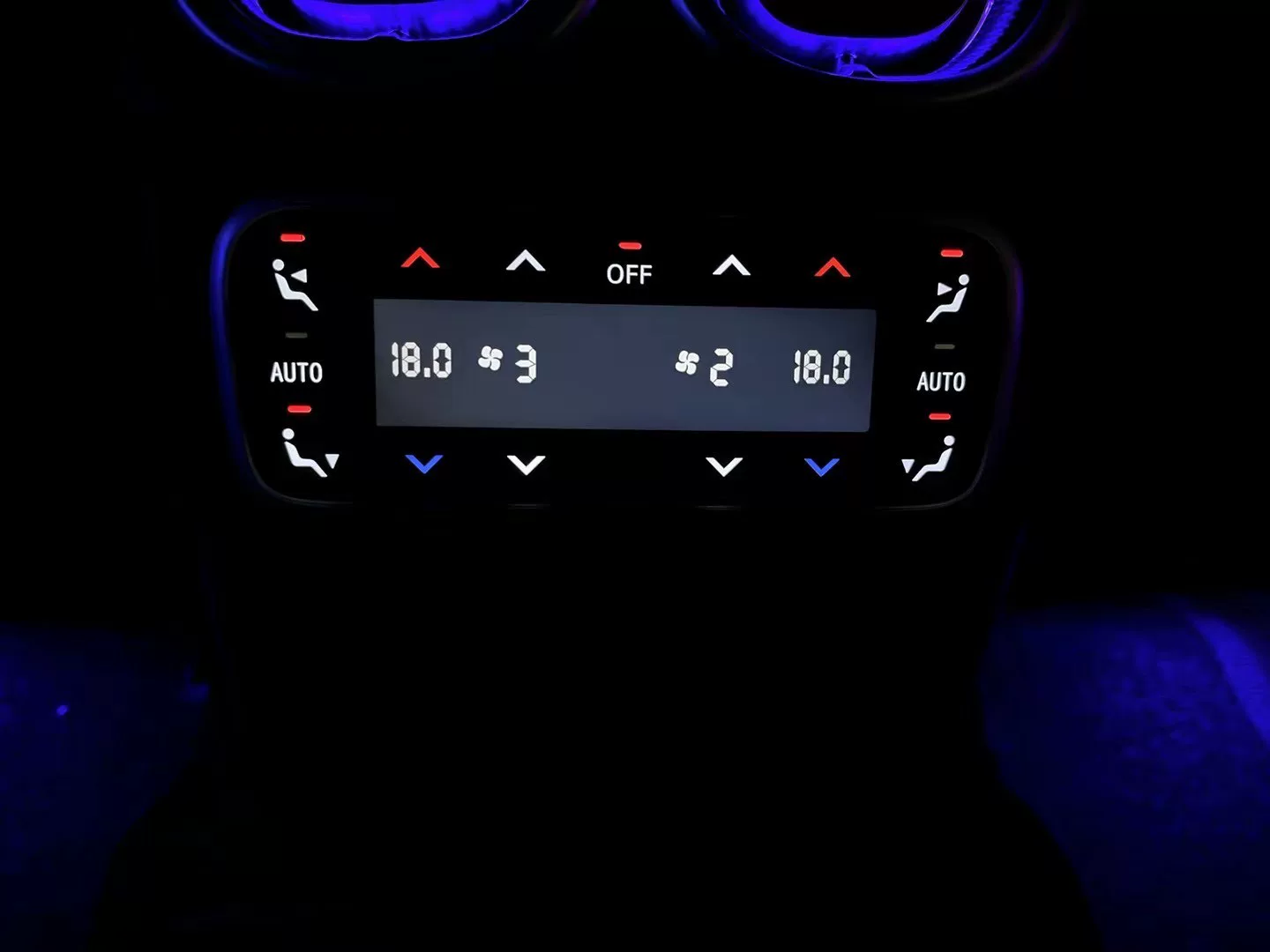 W206 Mercedes C-Class Rear AC Control Panel