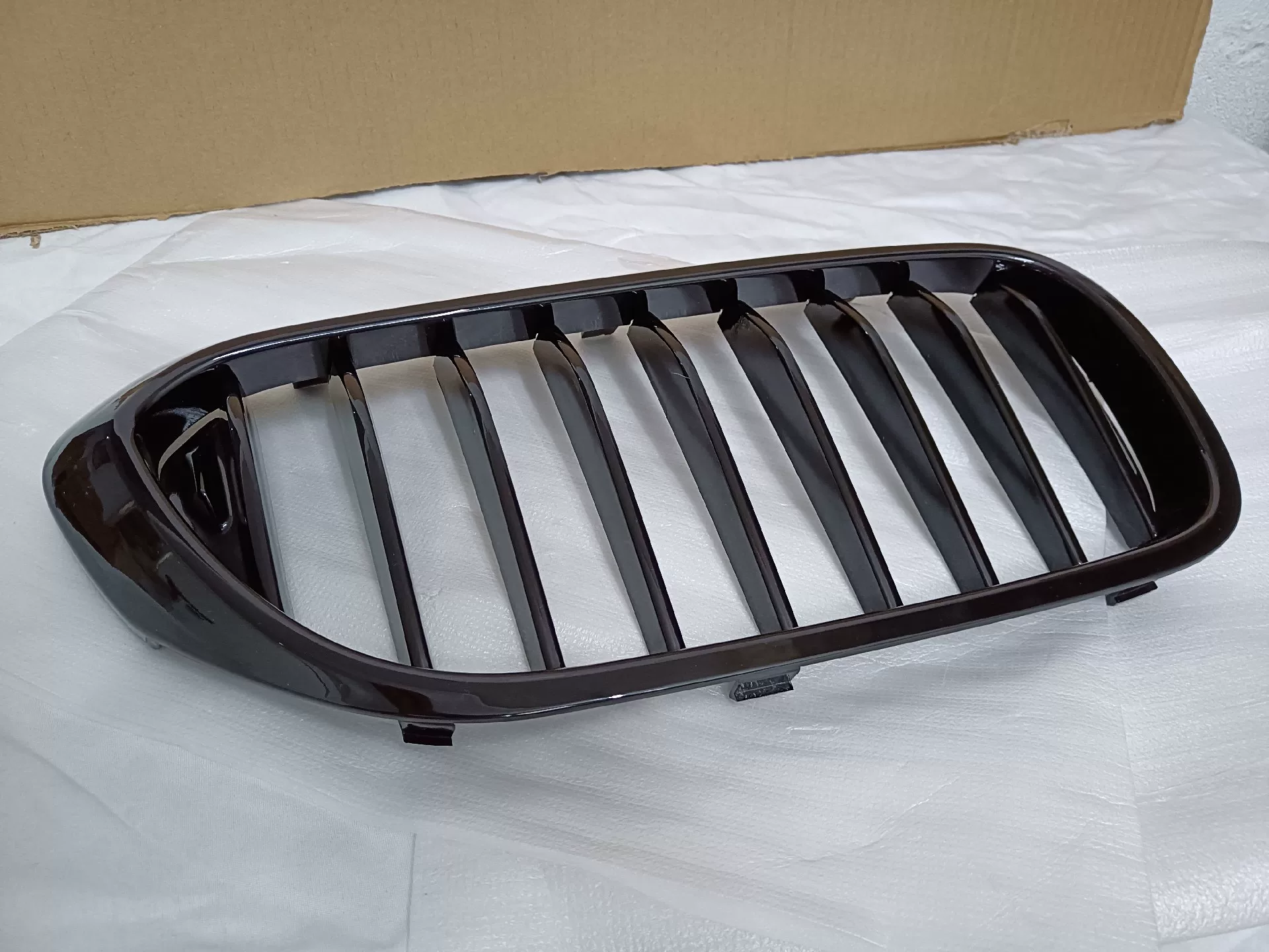 BMW 5 Series G30/G38 Grille (2017–2020) – Single-Line Gloss Black Front Upper Grille