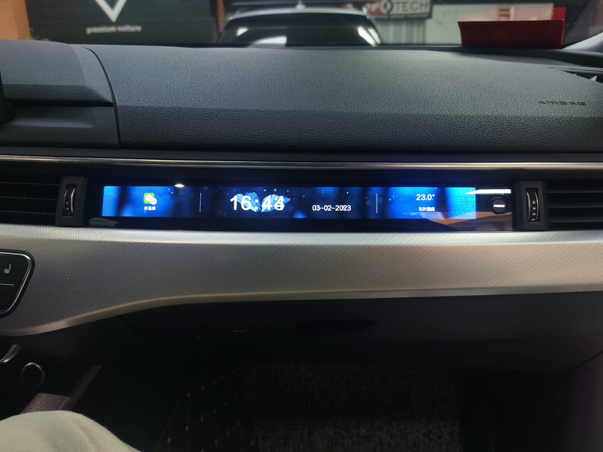Tela LCD de instrumentos para passageiro do terceiro modelo da Audi Peças de conversão do cockpit virtual da Bosch Compatível com as plataformas A4L/A5/S4/S5/RS4/RS5/B9