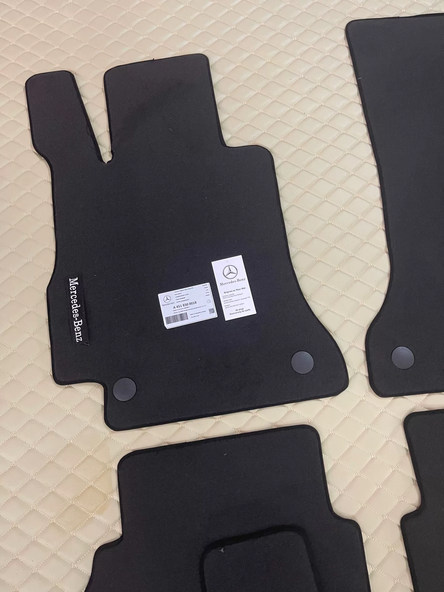 Mercedes-Benz OEM-Style Floor Mats for E-Class, C-Class, GLC, GLA, GLE, GLS