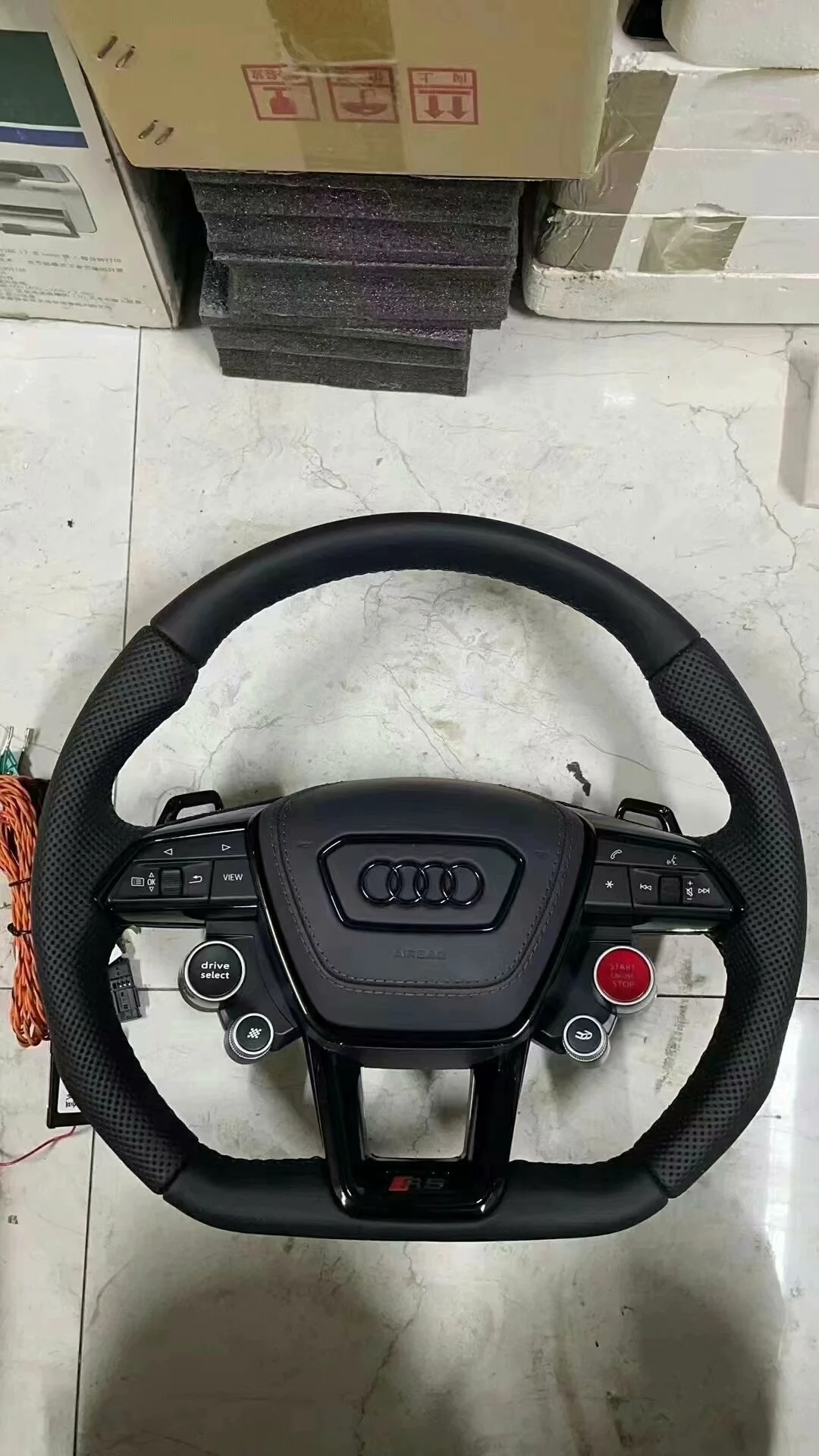 Módulo de control del volante de 4 botones para Audi R8 para A3/A4/A5/A6/A7/A8/Q7/Q8