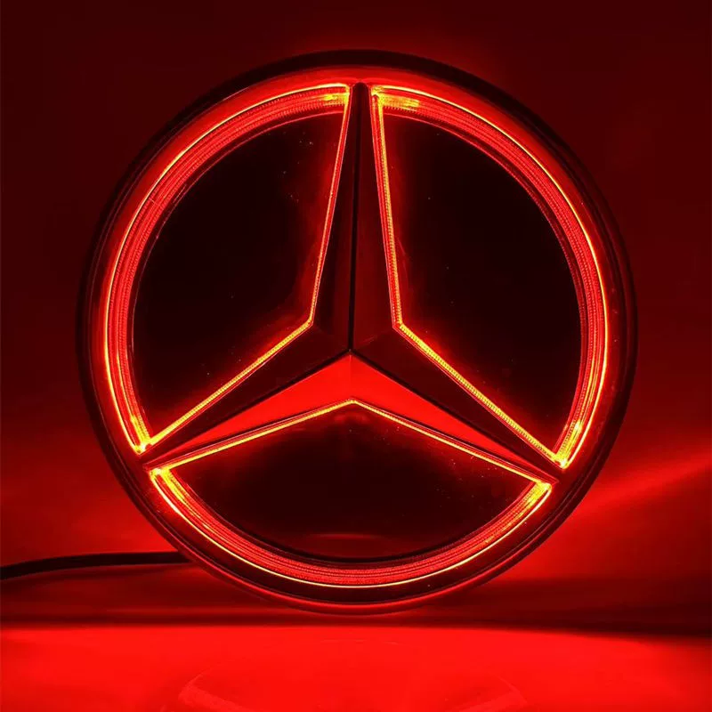 Mercedes-Benz LED illuminated car logo\nSuitable for A/B/C/E/S/GLK/ML/GLC/GLE classes