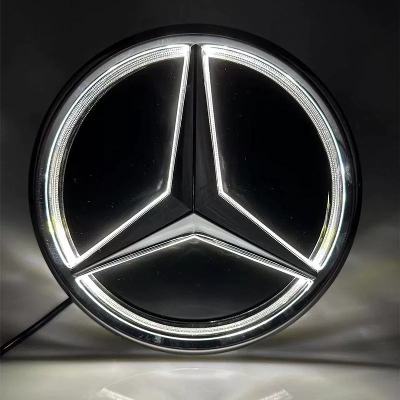 Mercedes-Benz LED illuminated car logo\nSuitable for A/B/C/E/S/GLK/ML/GLC/GLE classes