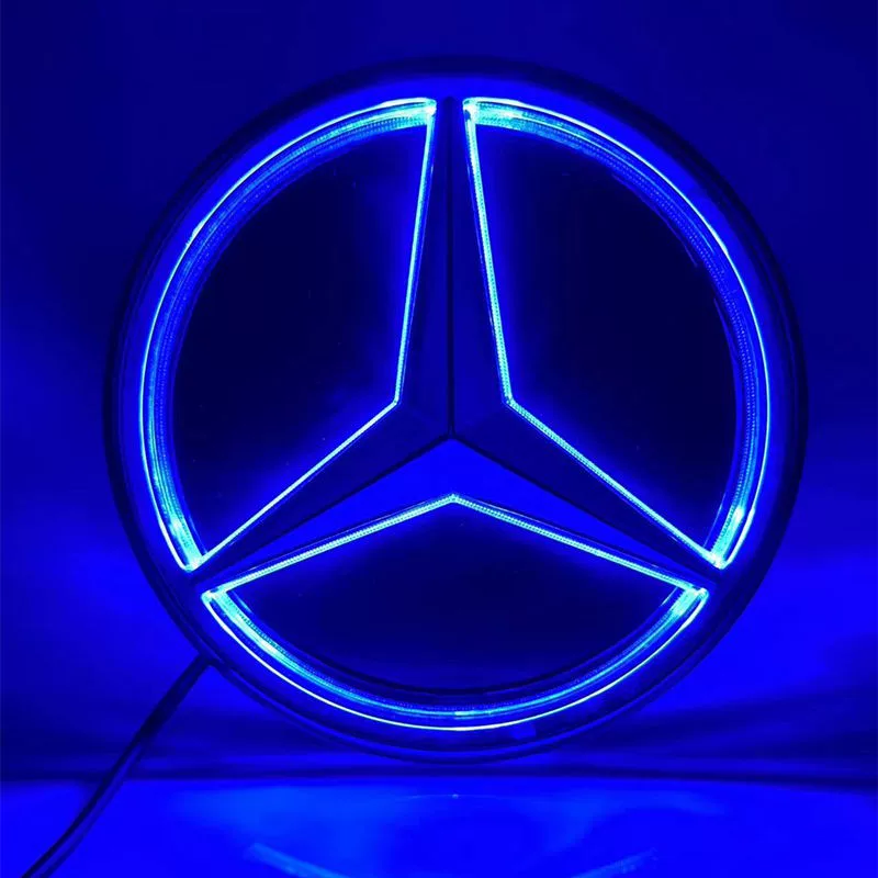Mercedes-Benz LED illuminated car logo\nSuitable for A/B/C/E/S/GLK/ML/GLC/GLE classes