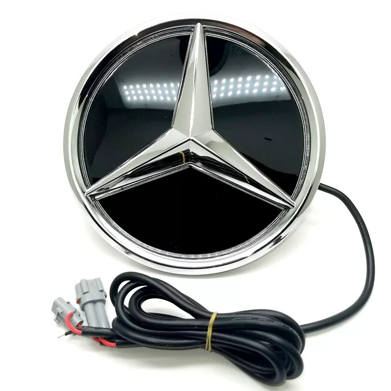 Mercedes-Benz LED illuminated car logo\nSuitable for A/B/C/E/S/GLK/ML/GLC/GLE classes