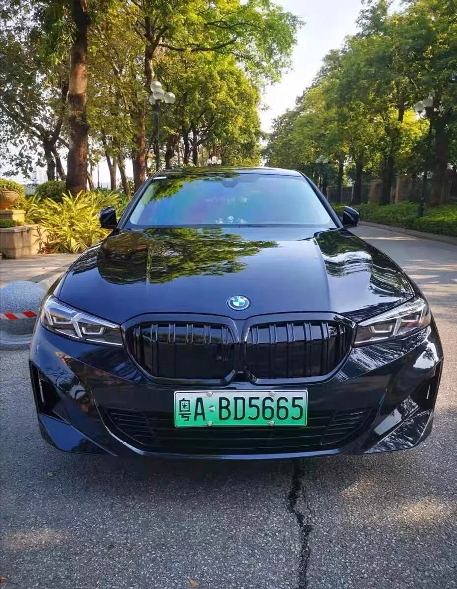 BMW i3 Grille Inserts - Starlight Mesh, Twin-Bar, Black-Silver Replacement Trim for 2022–2025 i3