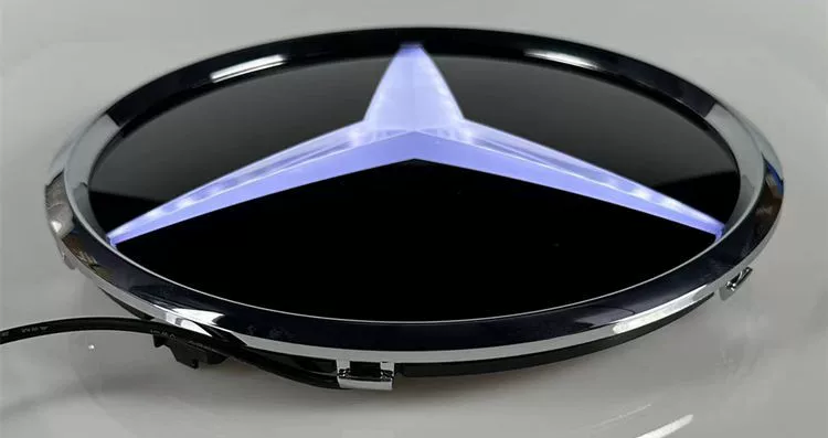 Mercedes-Benz GLC/GLE/GLS AMG Illuminated Badge | LED Grille Emblem | Crystal-Like, Light-Sensitive Badge