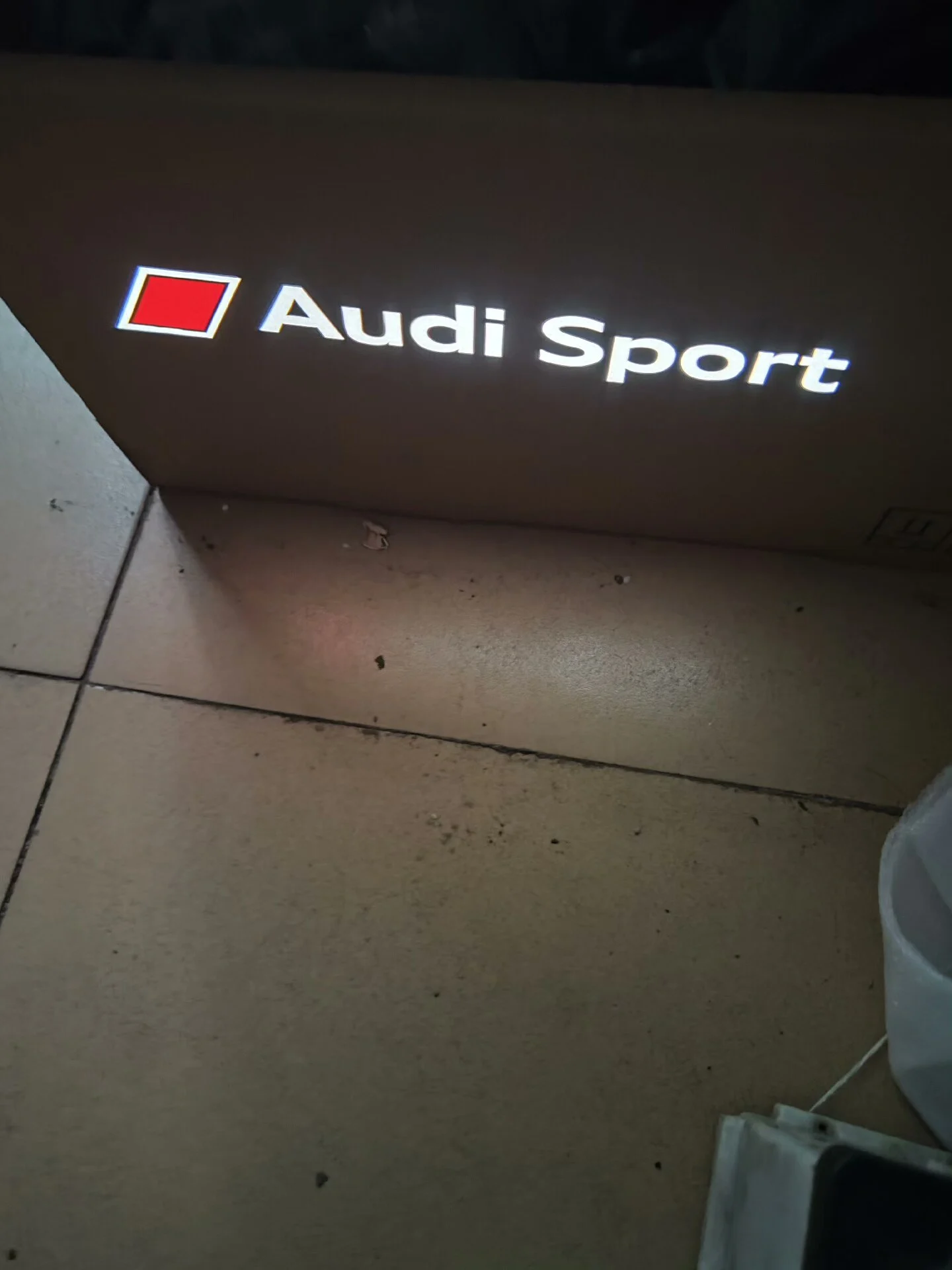 Audi Door Welcome Lights\nOEM Audi Sport Ground Illumination Lights\nAudi Entry Lighting Kit