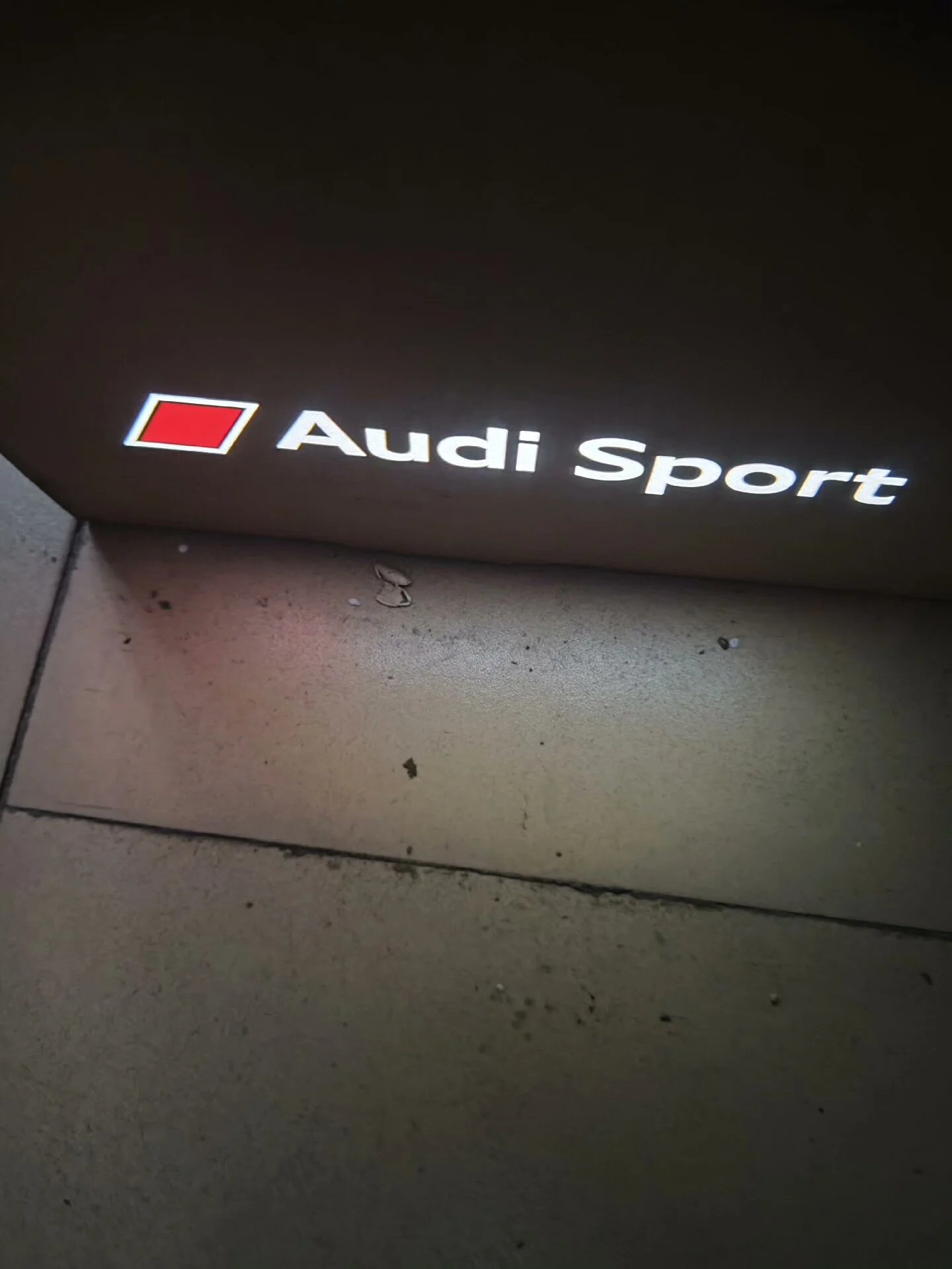 Audi Door Welcome Lights\nOEM Audi Sport Ground Illumination Lights\nAudi Entry Lighting Kit