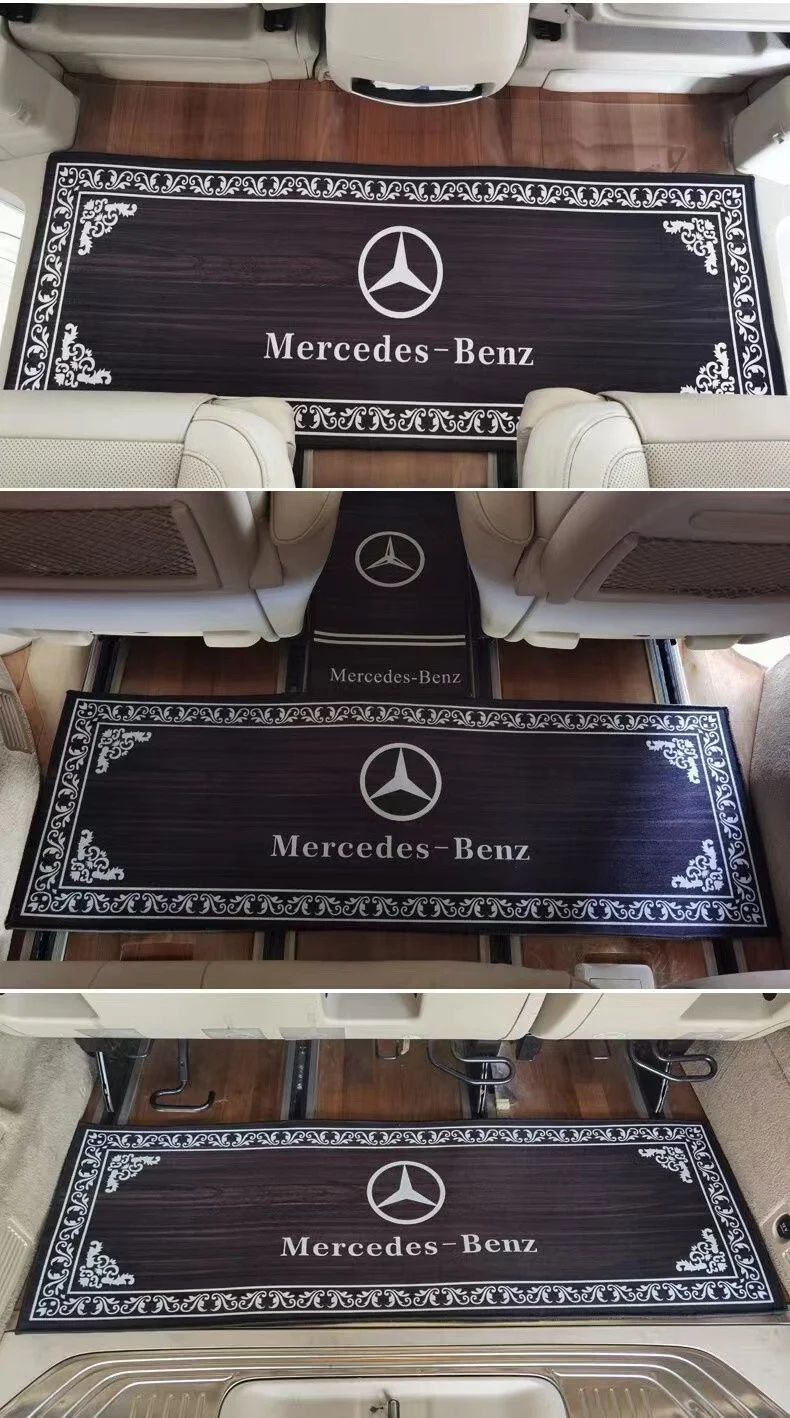 Mercedes V260L Car Mat Set for Viano/Vito/Weiteng Business Van Premium Custom-Fit All-Weather Floor Mats Multiple Colors Available