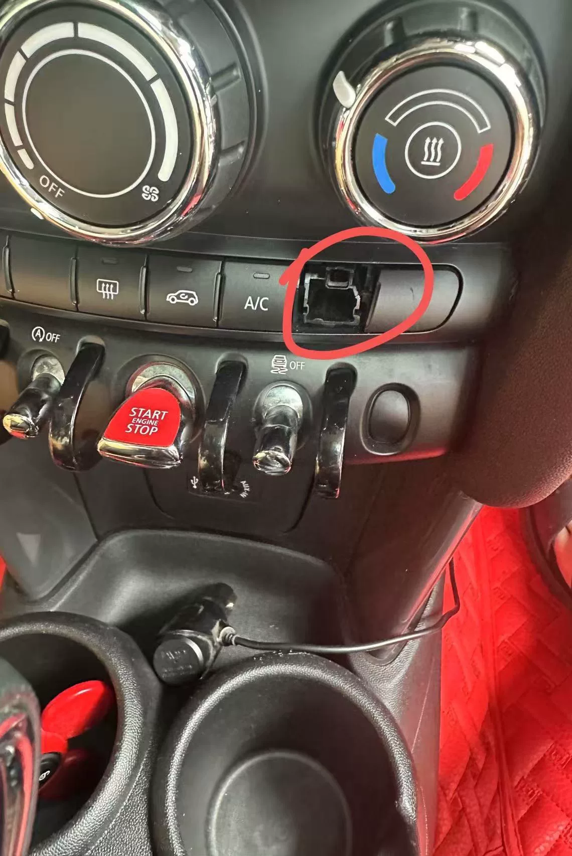 BMW Mini F-Series Original Factory Air Conditioning Panel Buttons Compatible with F54, F55, F56, F57, and F60