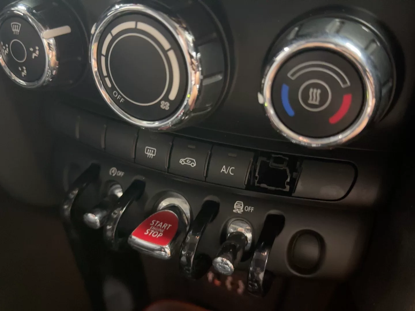 BMW Mini F-Series Original Factory Air Conditioning Panel Buttons Compatible with F54, F55, F56, F57, and F60