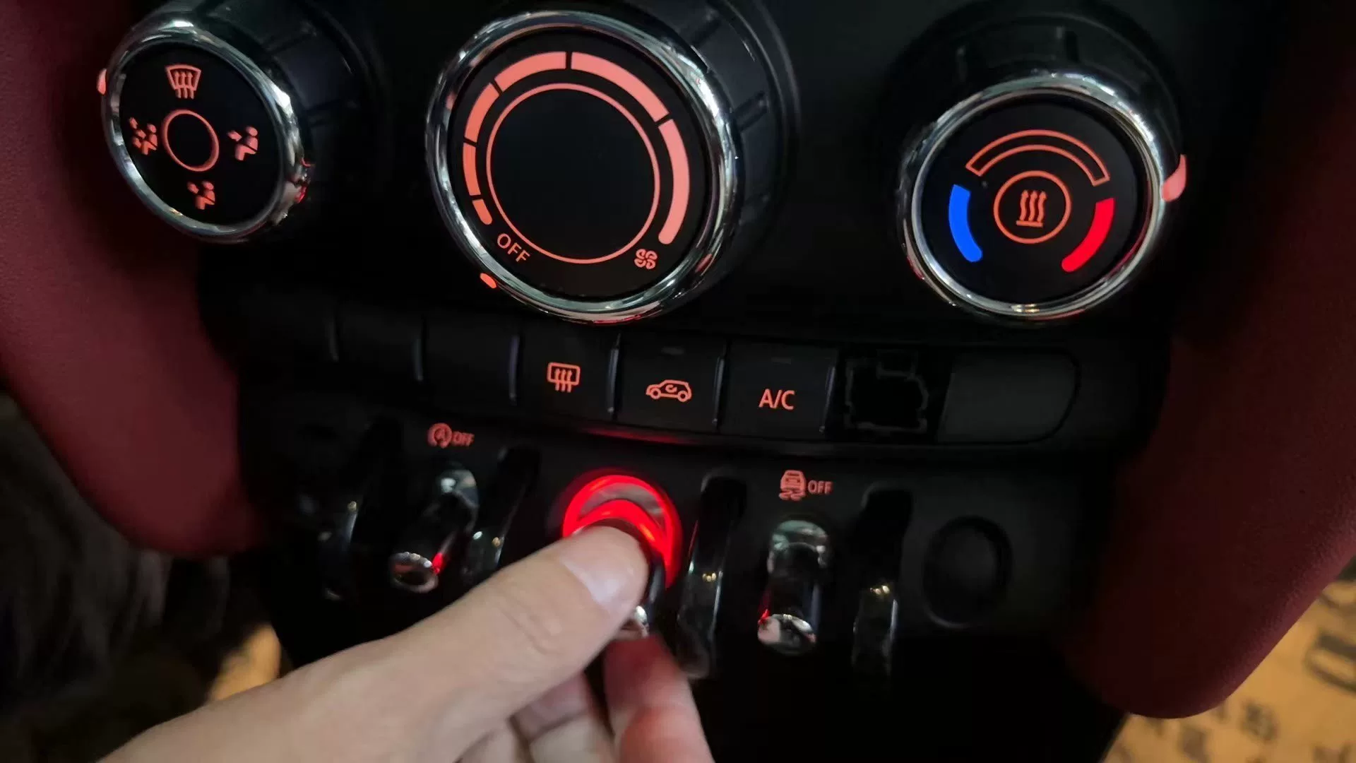 BMW Mini F-Series Original Factory Air Conditioning Panel Buttons Compatible with F54, F55, F56, F57, and F60