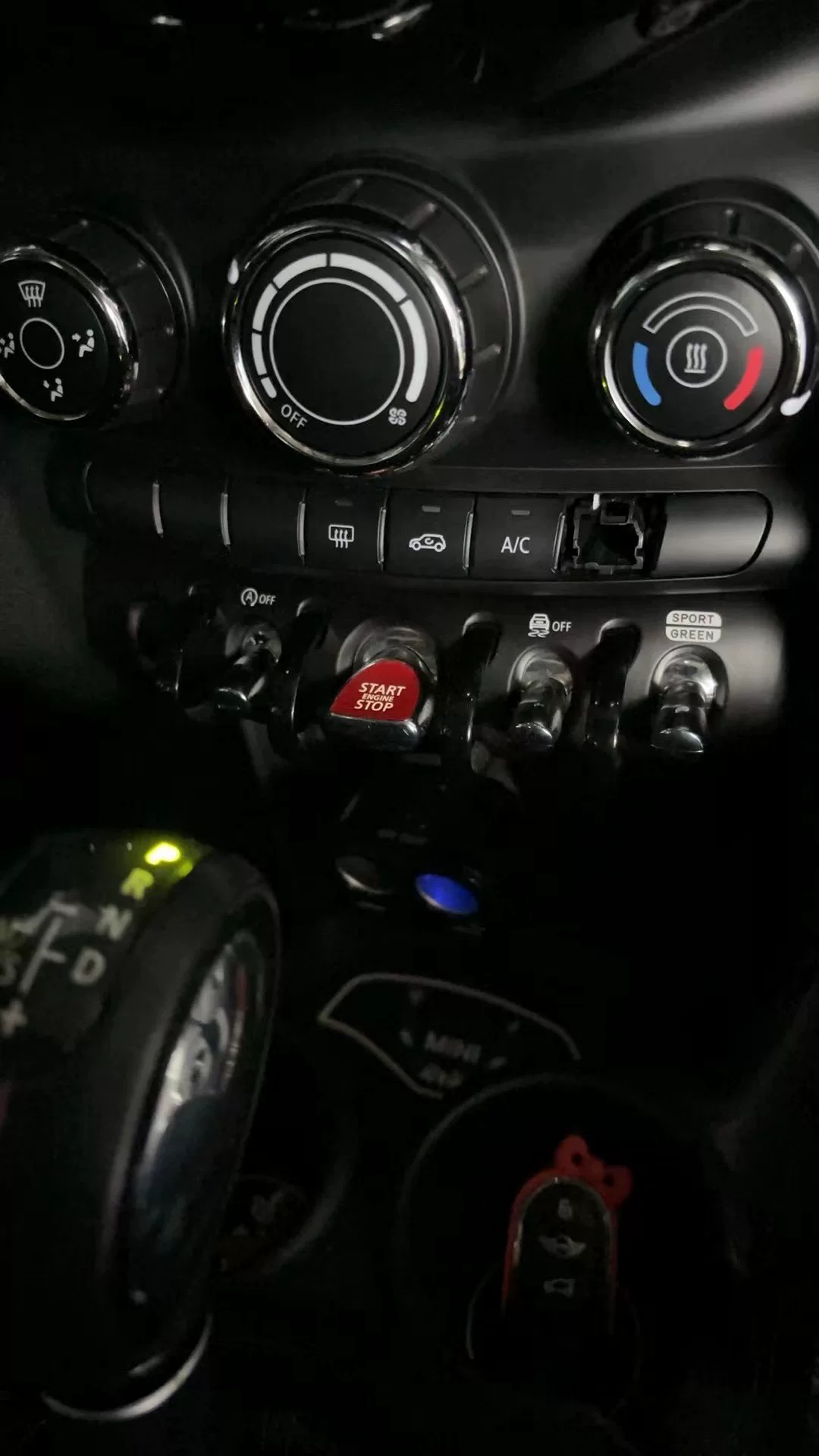 BMW Mini F-Series Original Factory Air Conditioning Panel Buttons Compatible with F54, F55, F56, F57, and F60