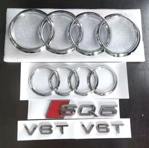 Audi Black Samurai Logo Audi Silver Logo Audi RS Series Logo Audi Sport Version Logo Audi Matte Black Logo