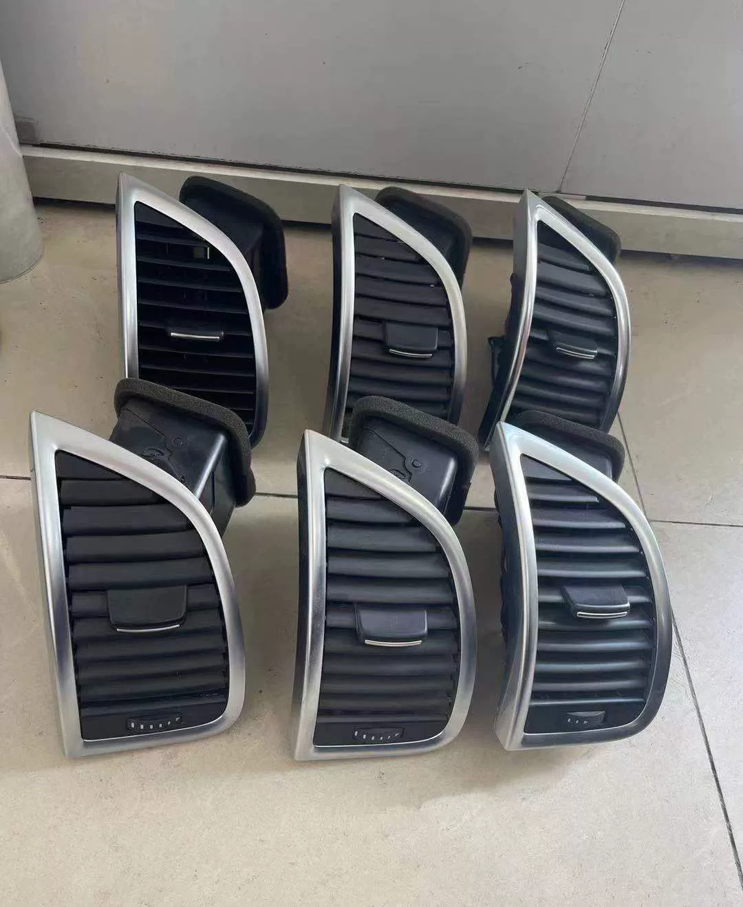 Audi A6 C7 A7 HVAC Vent Assembly - Center/Dual Side/Rear Dashboard Vents with Wide/Narrow Plug Options