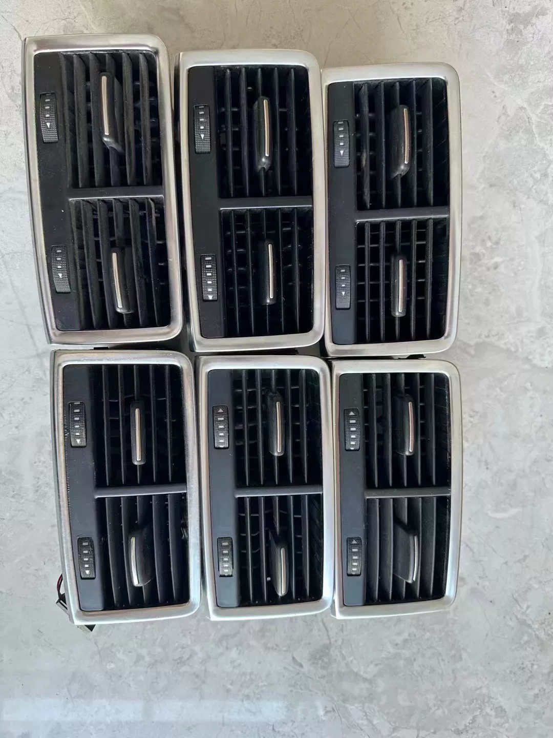 Audi A6 C7 A7 HVAC Vent Assembly - Center/Dual Side/Rear Dashboard Vents with Wide/Narrow Plug Options
