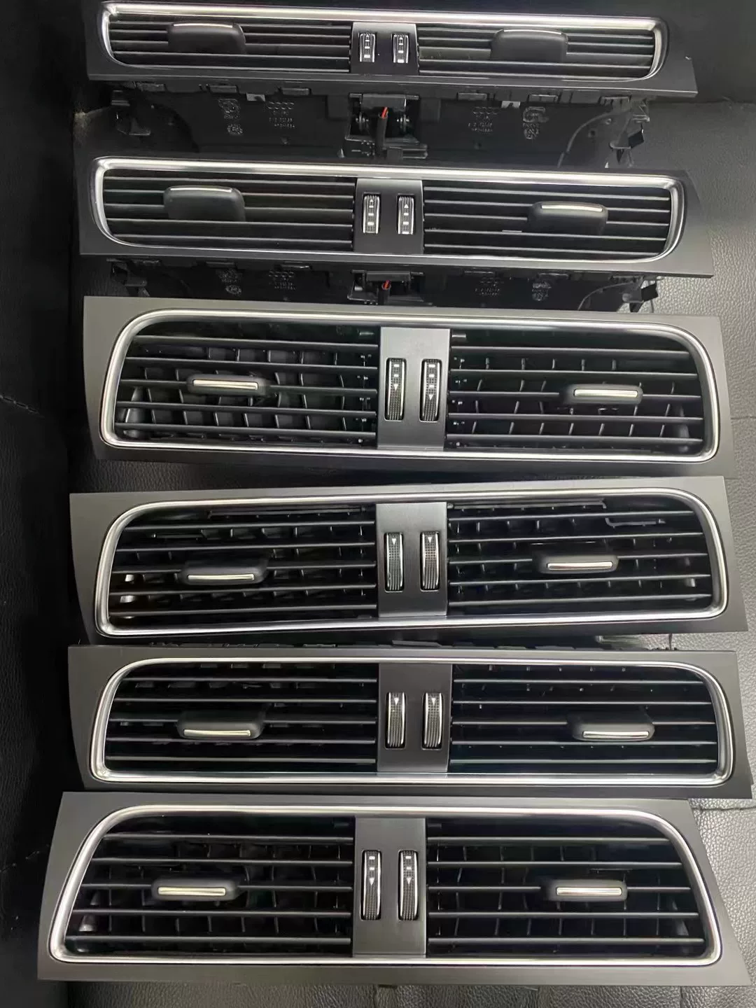 Audi A6 C7 A7 HVAC Vent Assembly - Center/Dual Side/Rear Dashboard Vents with Wide/Narrow Plug Options