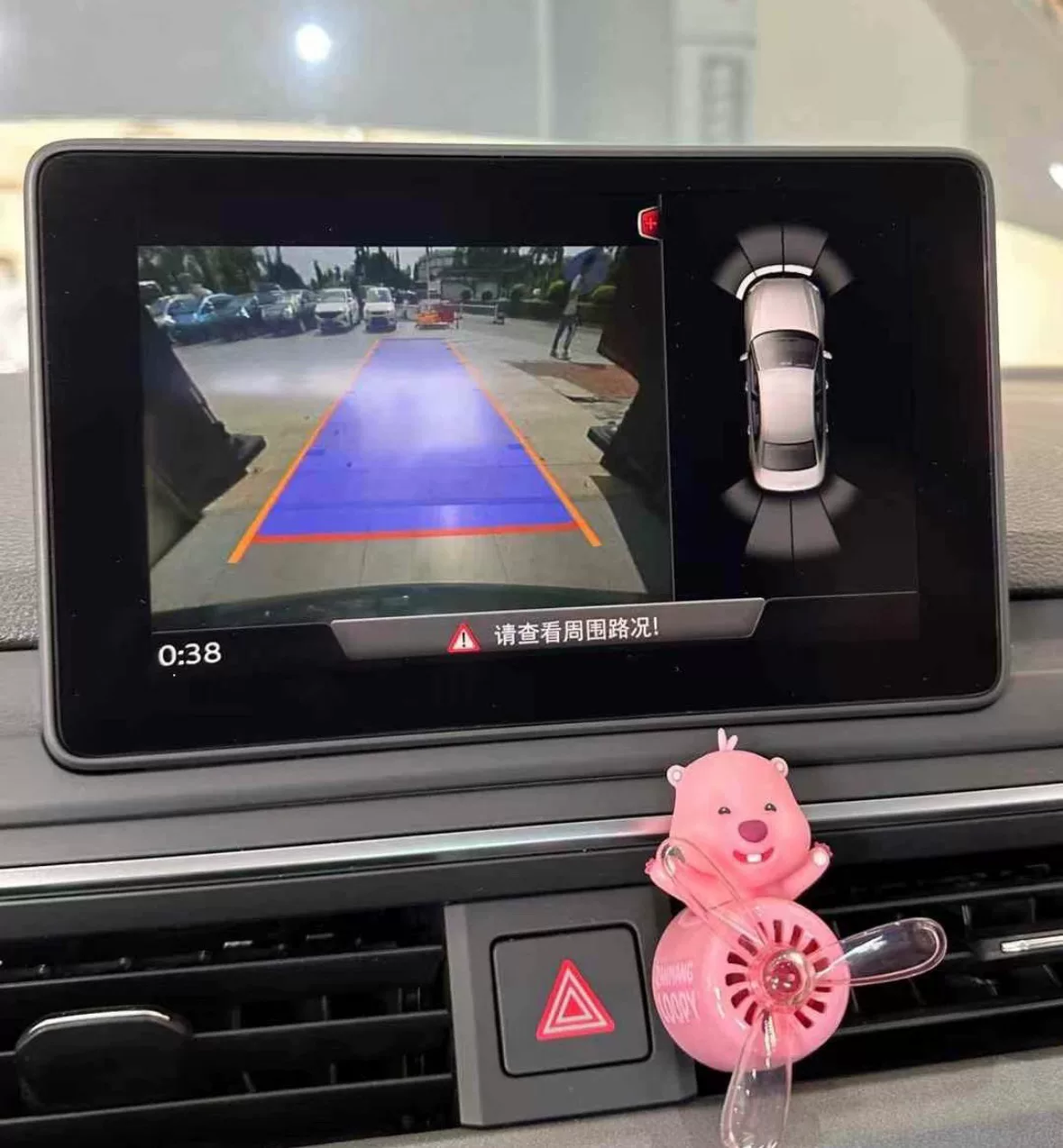 OEM Audi Rear View Camera System with Dynamic Guidelines for A3/A4/A5/A6/A7/A8/Q2/Q3/Q5/Q7 (C7/C8/B9/B10)