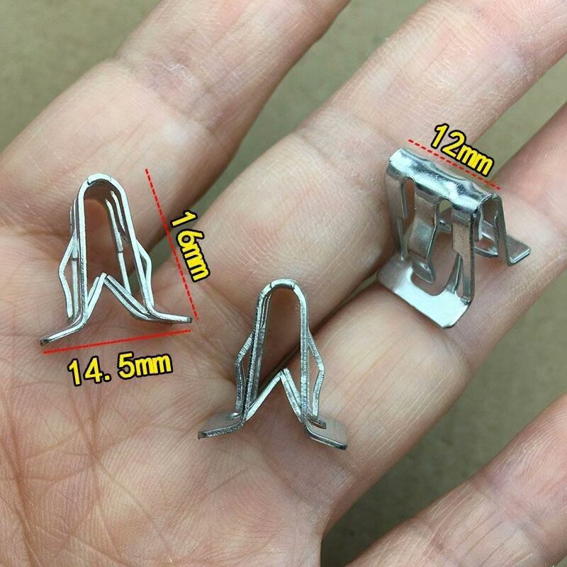 Land Rover Center Control Navigation Screen Trim Frame Fixing Clip OEM Metal Clip Fastener Compatible with Range Rover/Discovery/Aurora