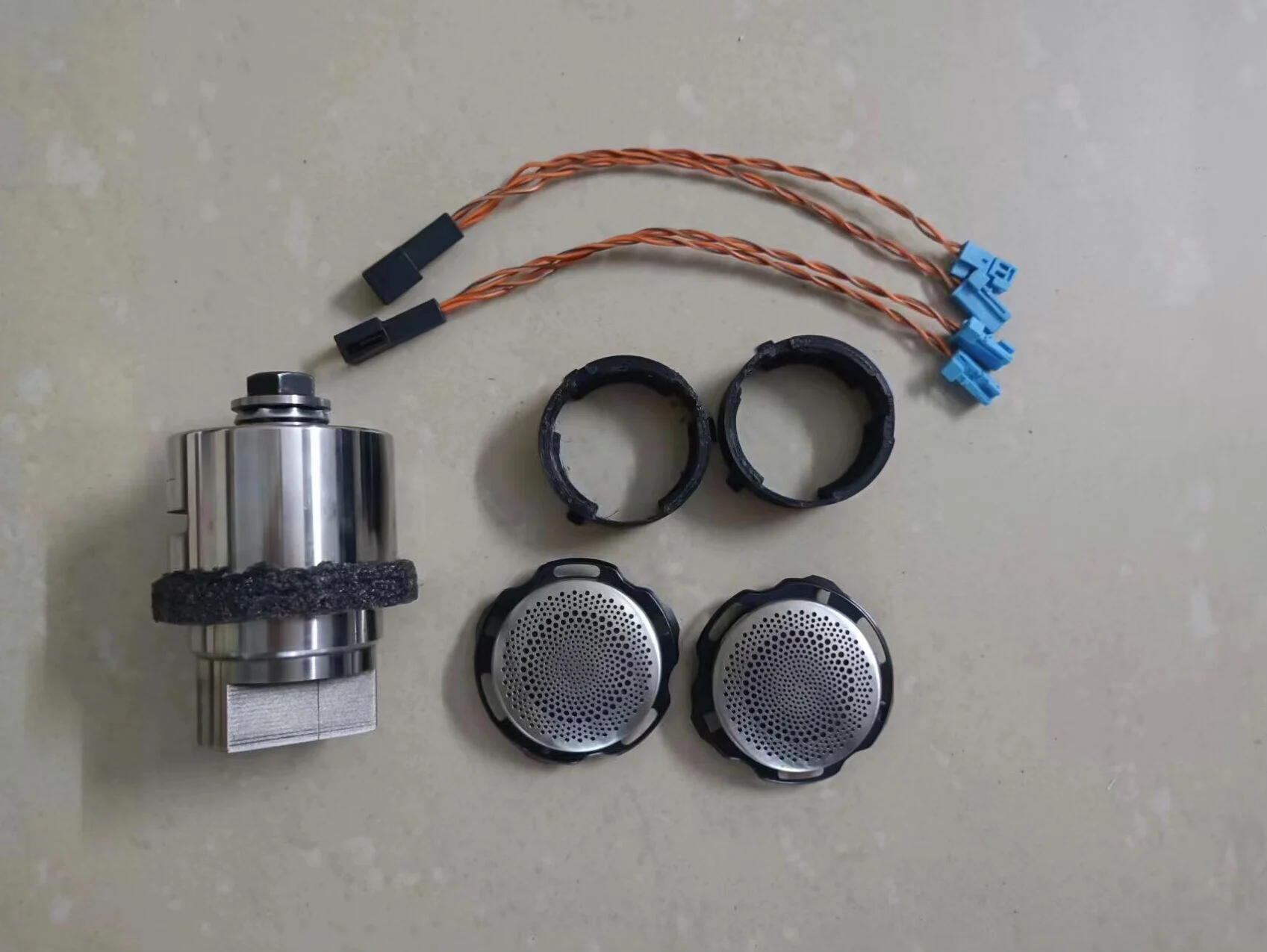 Kit de Instalação de Tweeter para Porta Traseira da Mercedes-Benz para Alto-Falantes Burmester