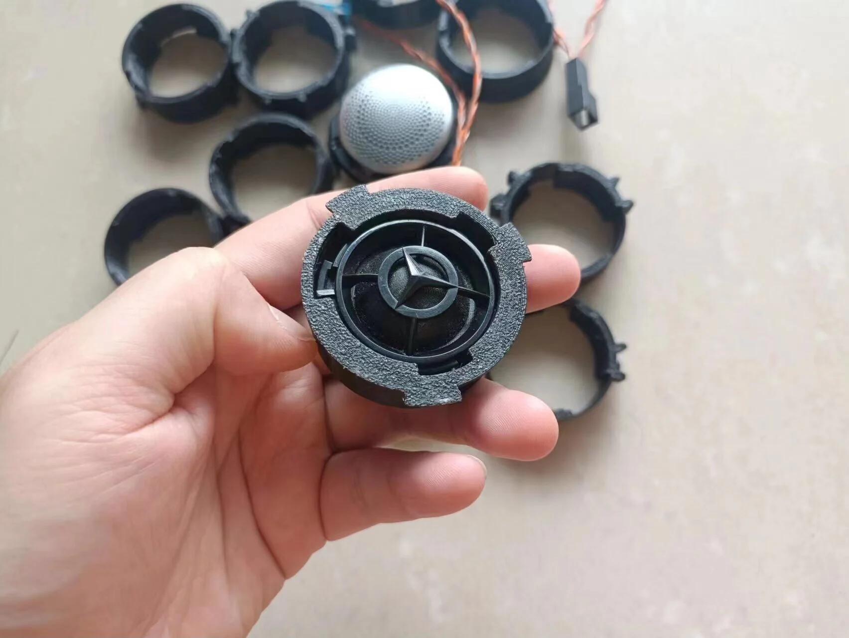 Kit de Instalação de Tweeter para Porta Traseira da Mercedes-Benz para Alto-Falantes Burmester