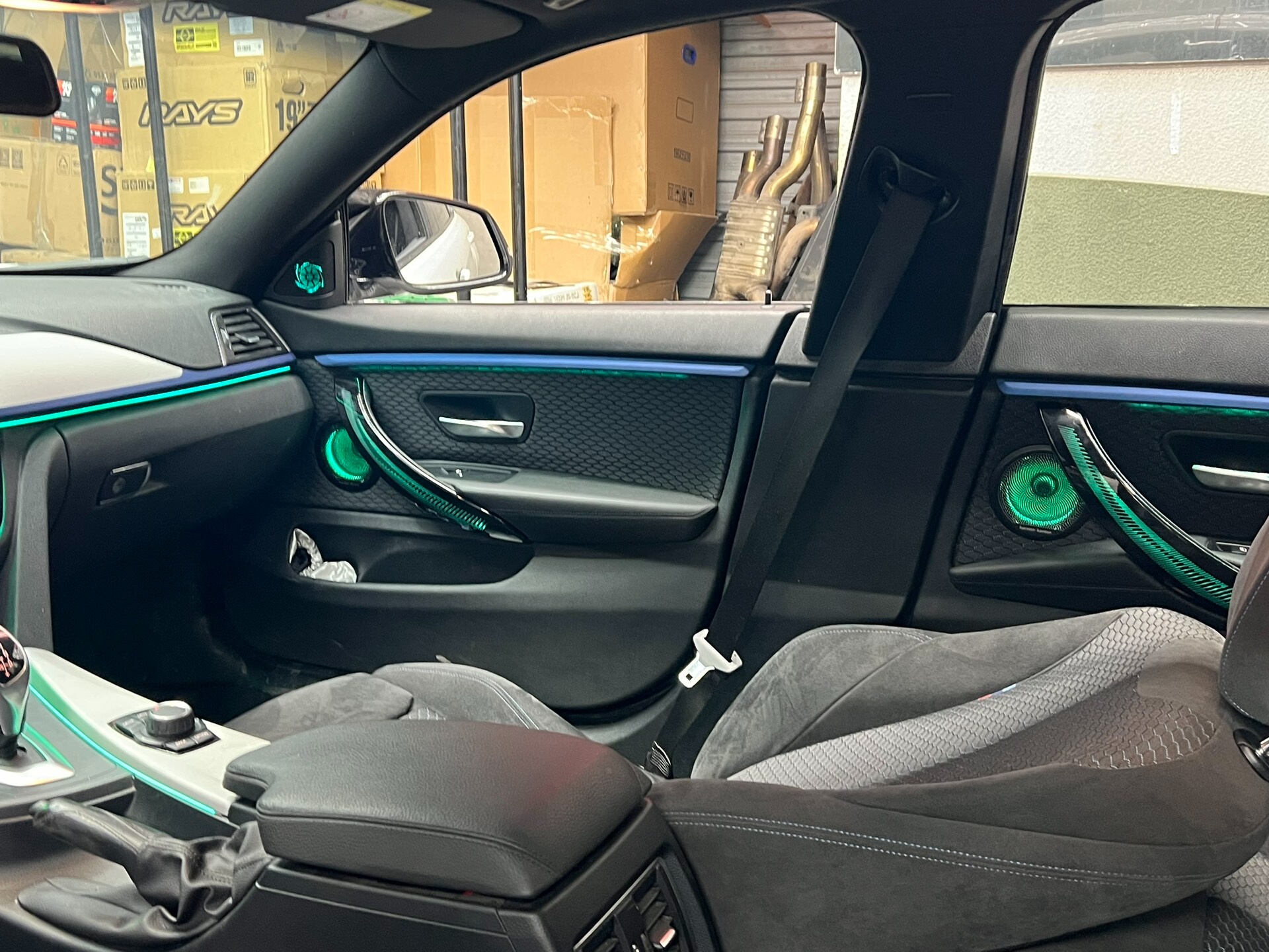 BMW 4 Series 3 Series 3GT Ambient Lighting Kit 11-Color RGB LED with iDrive Screen Control Breathing Mode & Optional Harman Kardon Glow Trim