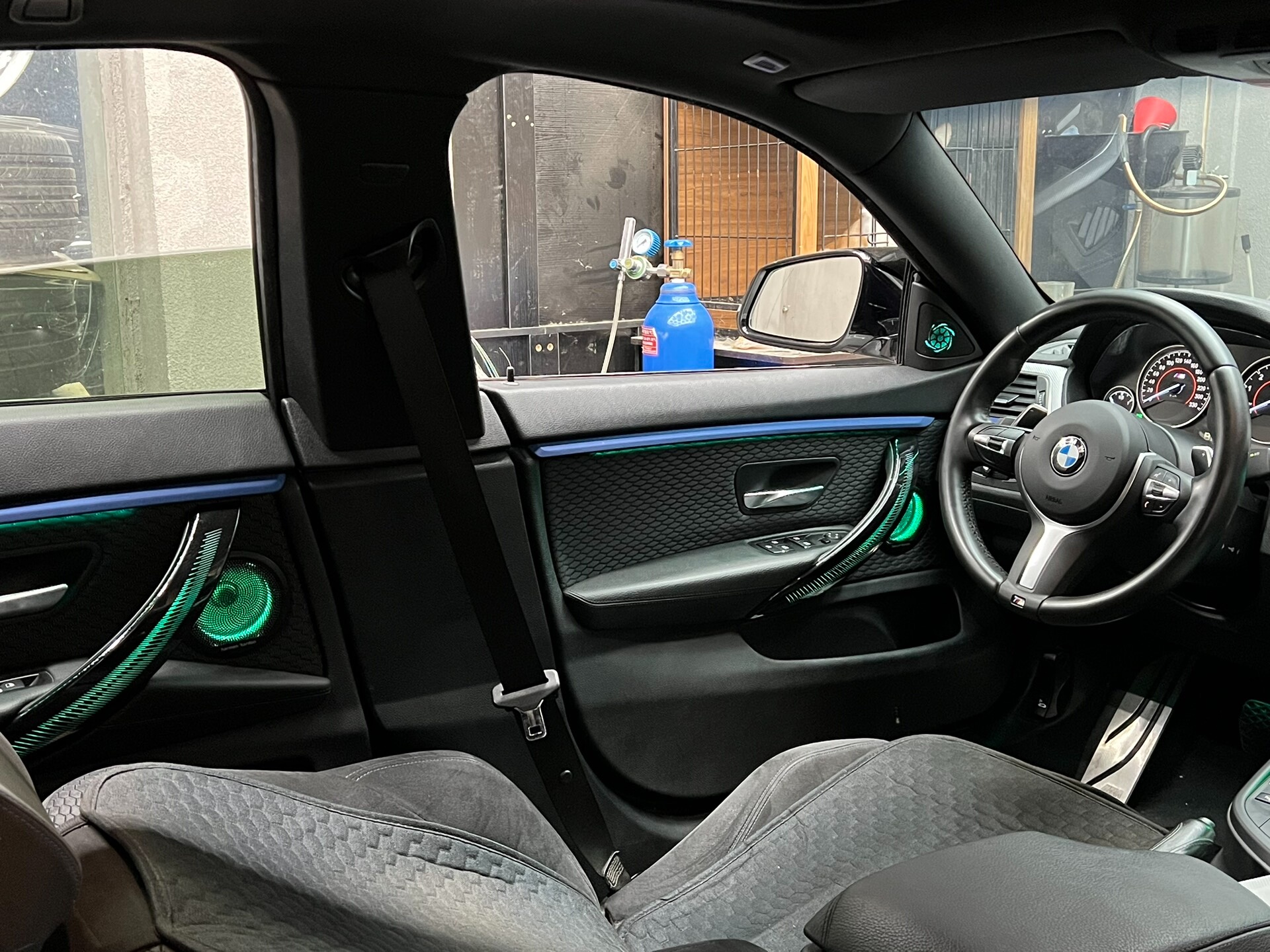 BMW 4 Series 3 Series 3GT Ambient Lighting Kit 11-Color RGB LED with iDrive Screen Control Breathing Mode & Optional Harman Kardon Glow Trim