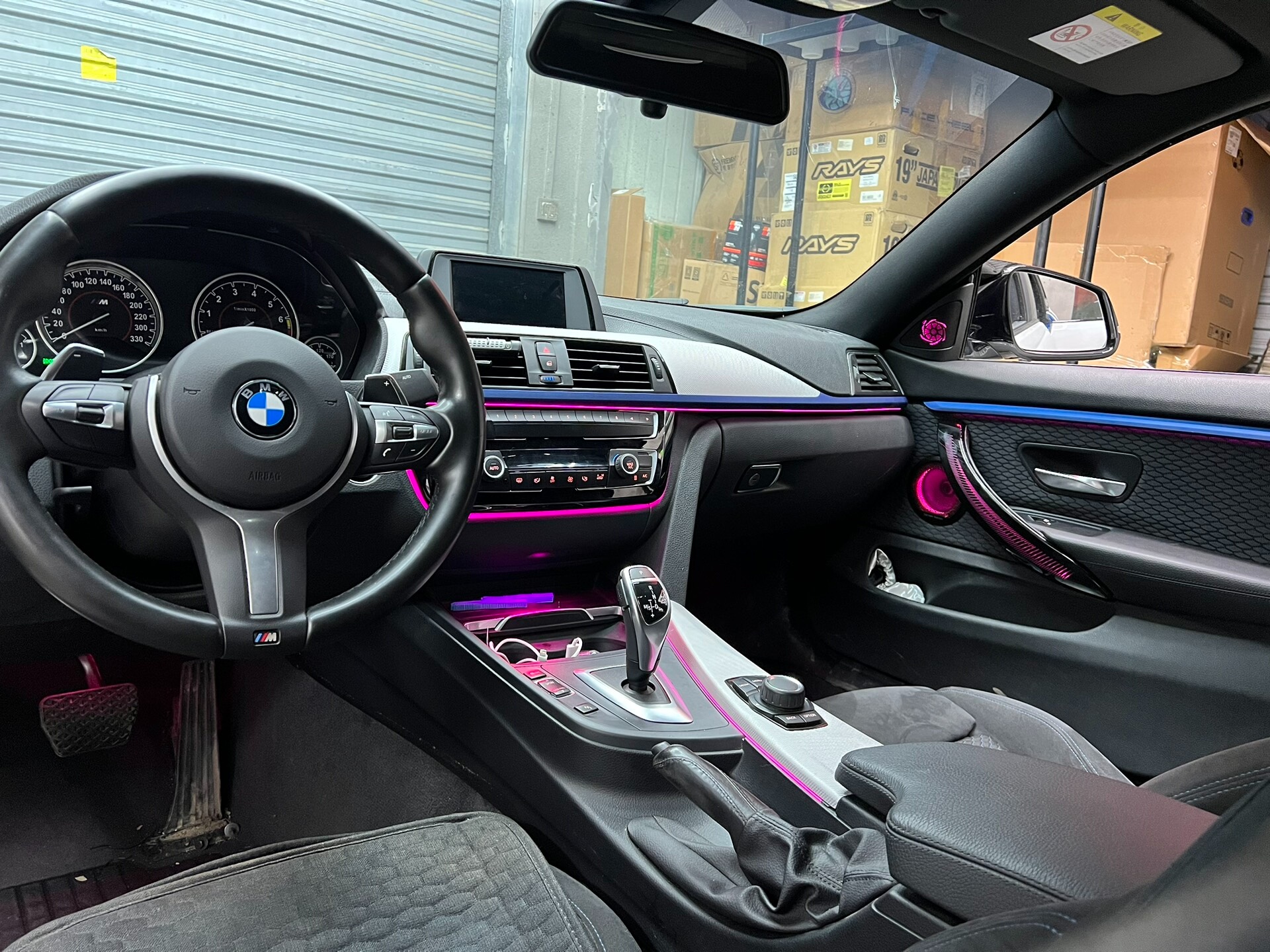 BMW 4 Series 3 Series 3GT Ambient Lighting Kit 11-Color RGB LED with iDrive Screen Control Breathing Mode & Optional Harman Kardon Glow Trim