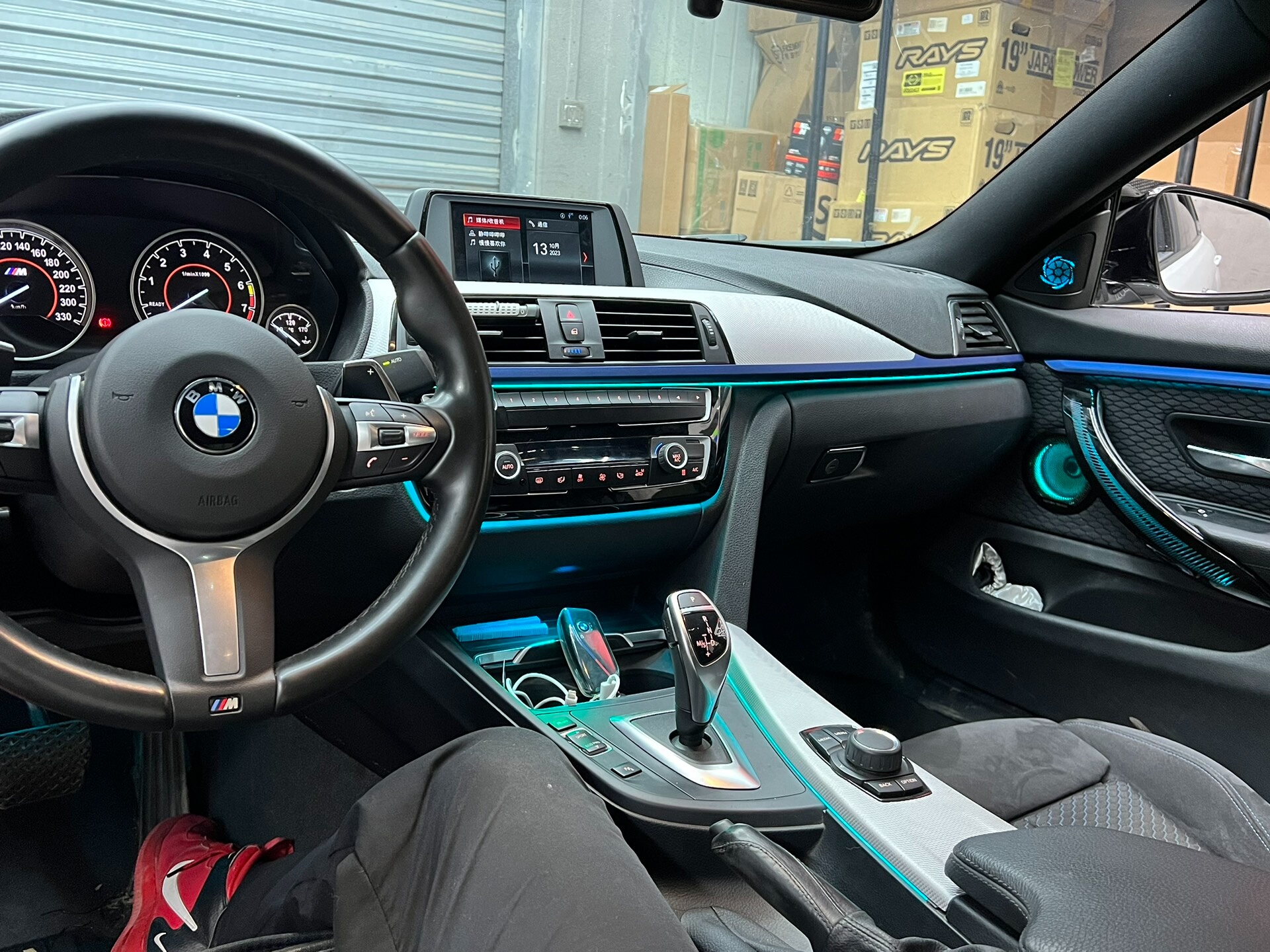 BMW 4 Series 3 Series 3GT Ambient Lighting Kit 11-Color RGB LED with iDrive Screen Control Breathing Mode & Optional Harman Kardon Glow Trim