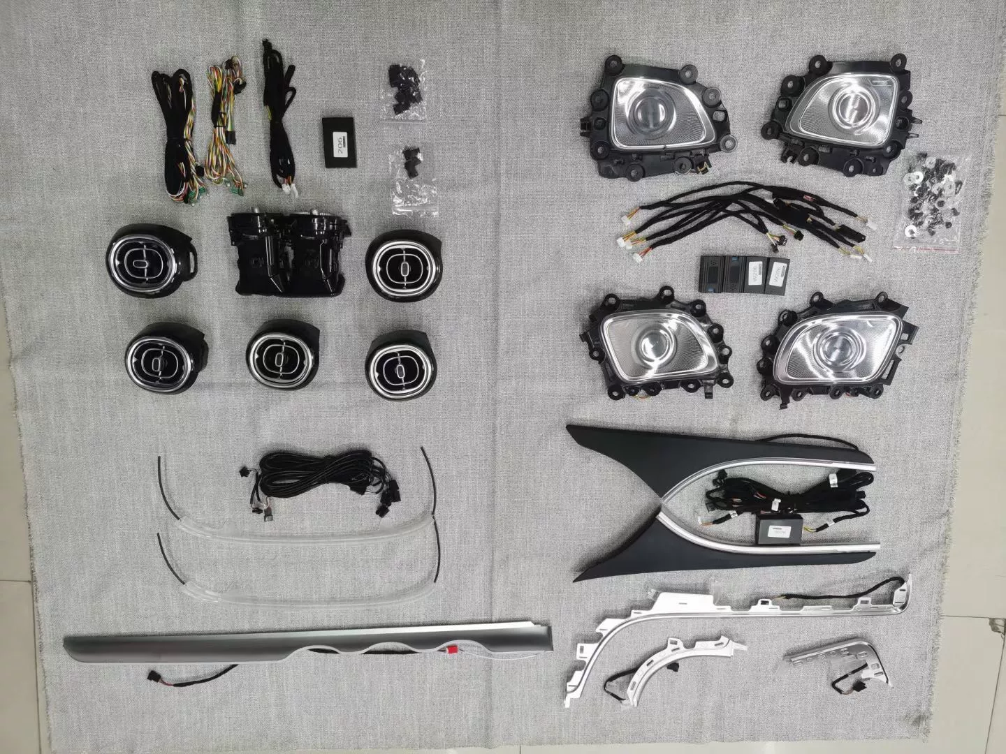 Mercedes-Benz C-Class, E-Class, GLC Ambient Lighting Kit Compatible with W205/W213/X253 models