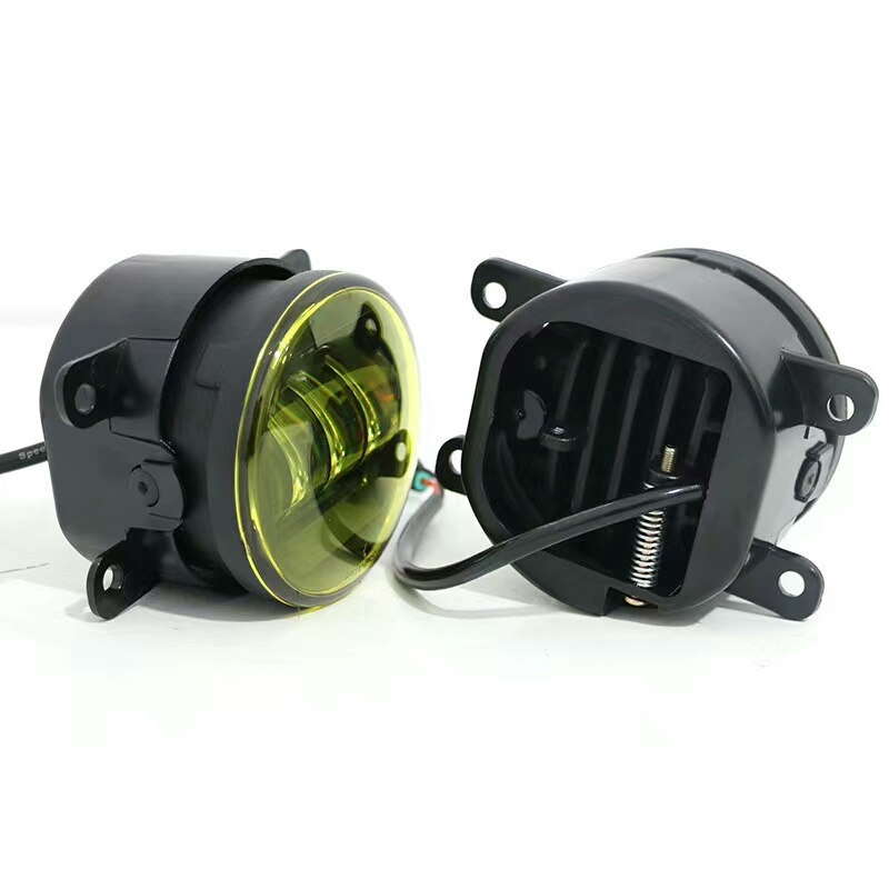 Porsche Cayenne (2011–2017) & Macan LED Fog Lights with Golden Halo Projector Golden Eye Fog Lamp Upgrade for Porsche