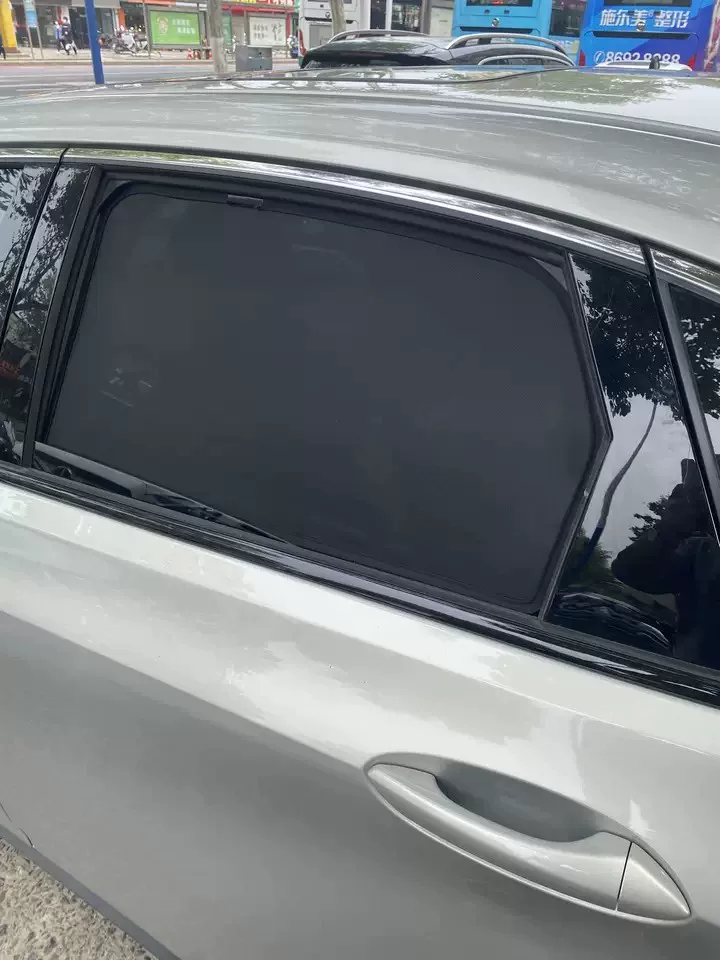 BMW Car Rear Side Window Sunshades – Magnetic Mesh Sun Protection, Heat Insulation, and Privacy Curtains