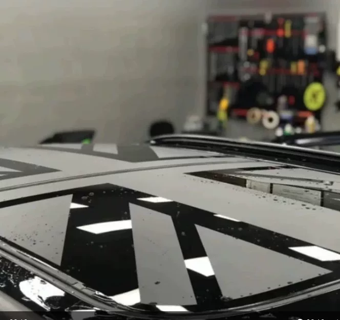Pegatina decorativa para techo solar de Mini Cooper Countryman con bandera británica Película de protección solar y aislamiento térmico para el exterior del vehículo Más de 30 dise