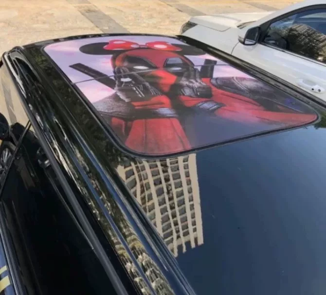Pegatina decorativa para techo solar de Mini Cooper Countryman con bandera británica Película de protección solar y aislamiento térmico para el exterior del vehículo Más de 30 dise